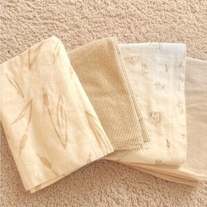 4-Pack Muslin Swaddle Blankets
